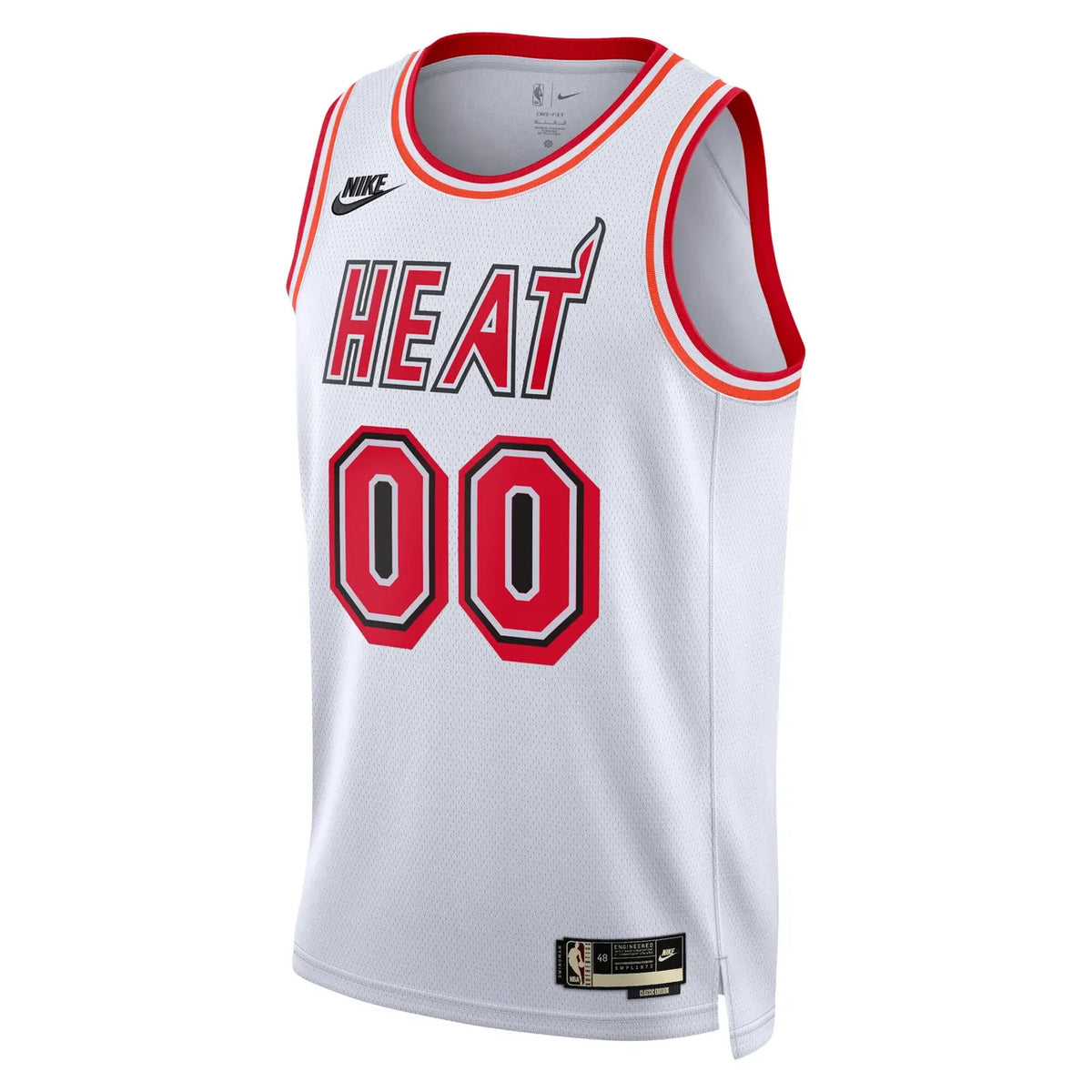 Miami Heat White Custom Jersey - Hình 3