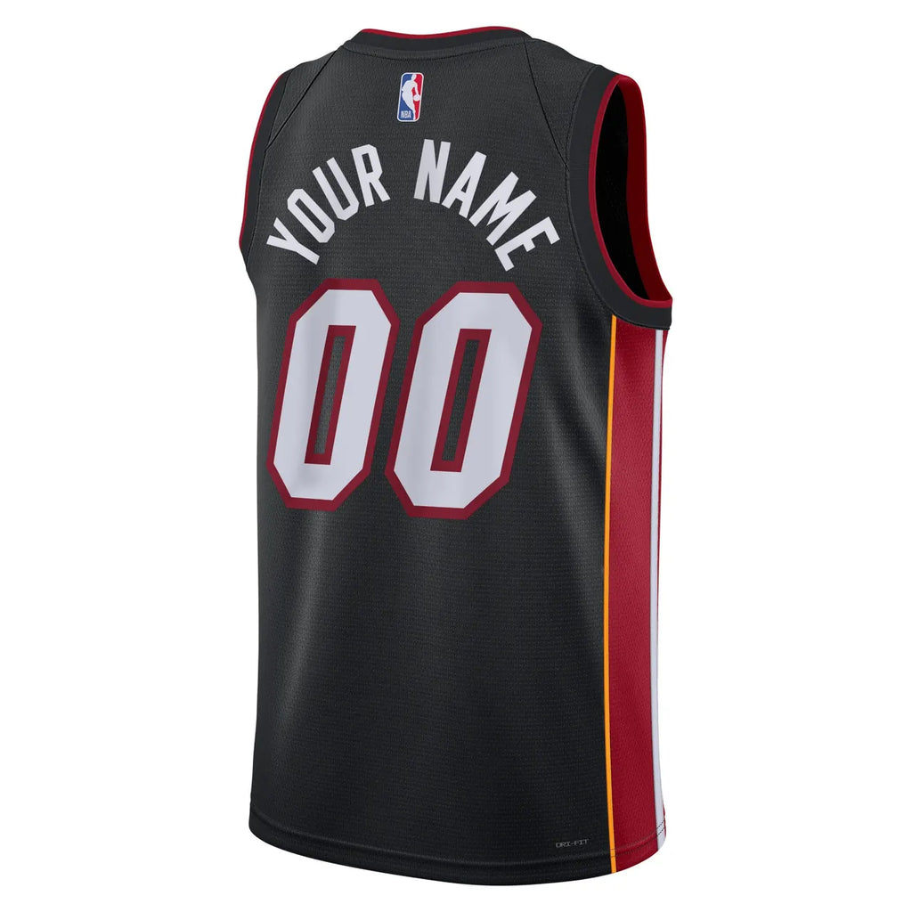 nike Miami Heat Black Jersey - Hình 4