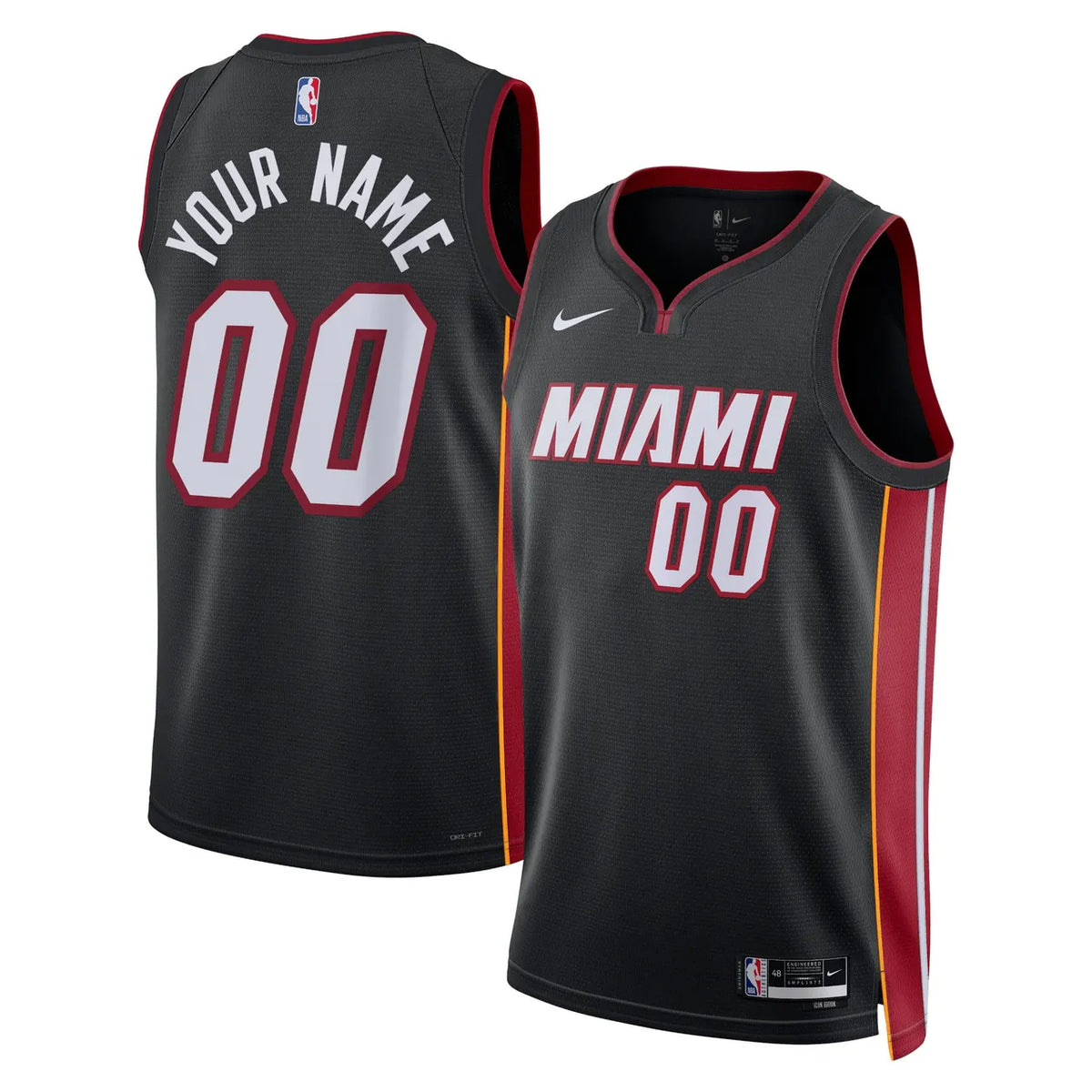 nike Miami Heat Black Jersey