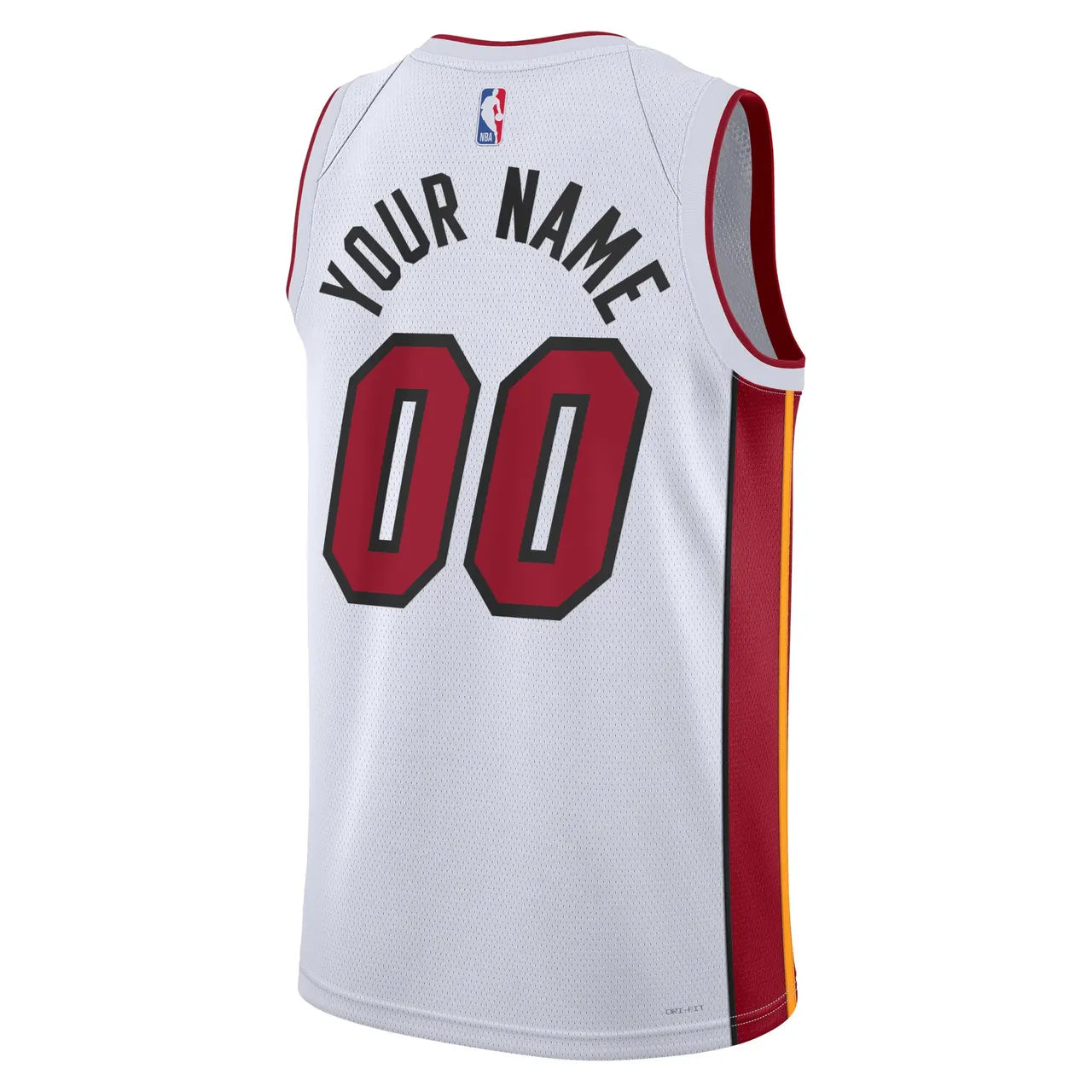 nike Miami Heat White Jersey - Hình 4