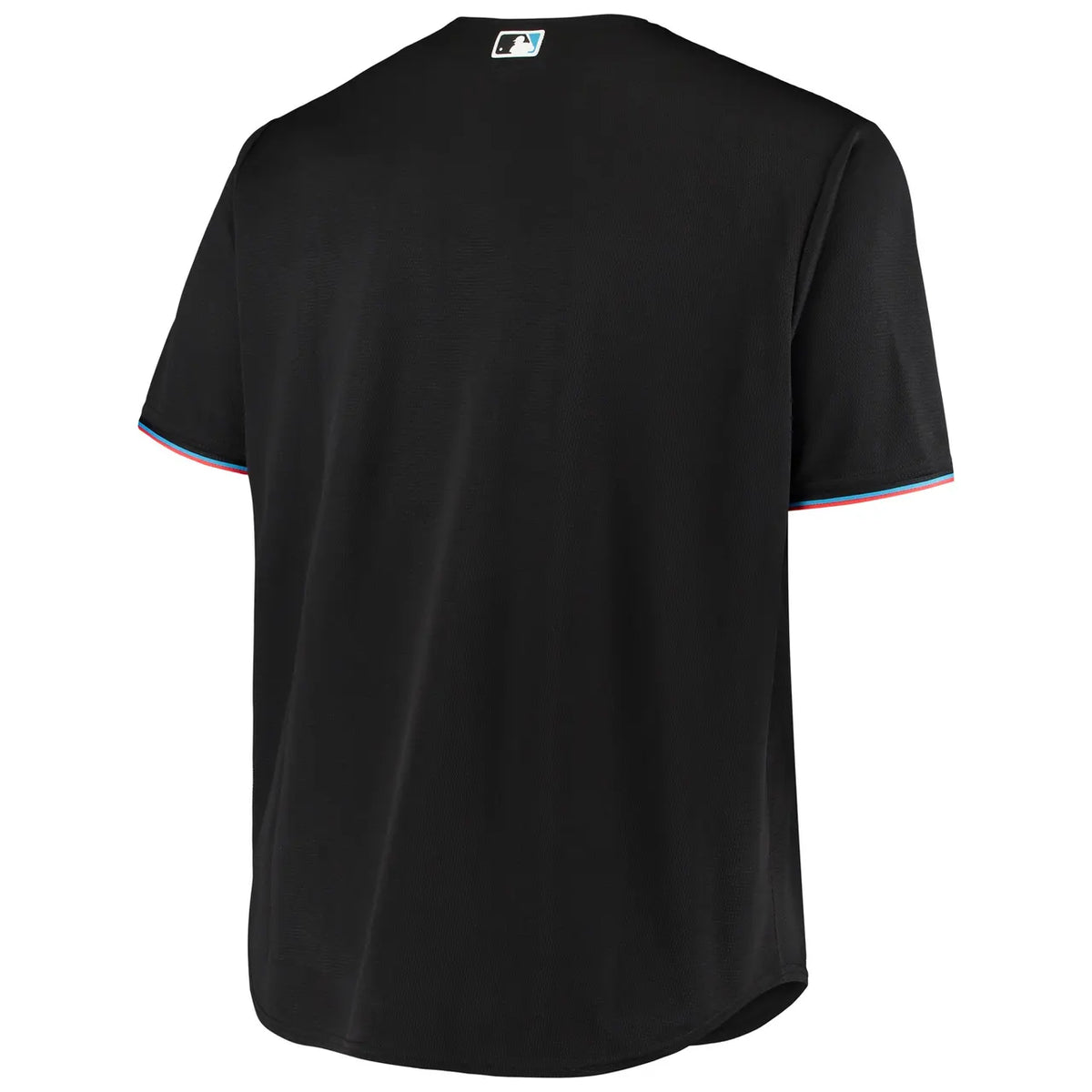 majestic Marlins Black Alternate Jersey - Hình 3