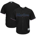Majestic Black Marlins Jersey