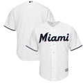 majestic Marlins White Replica Jersey
