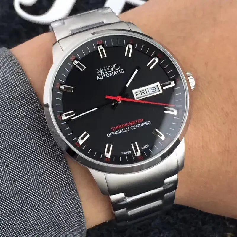 Mido Commander Black Dial