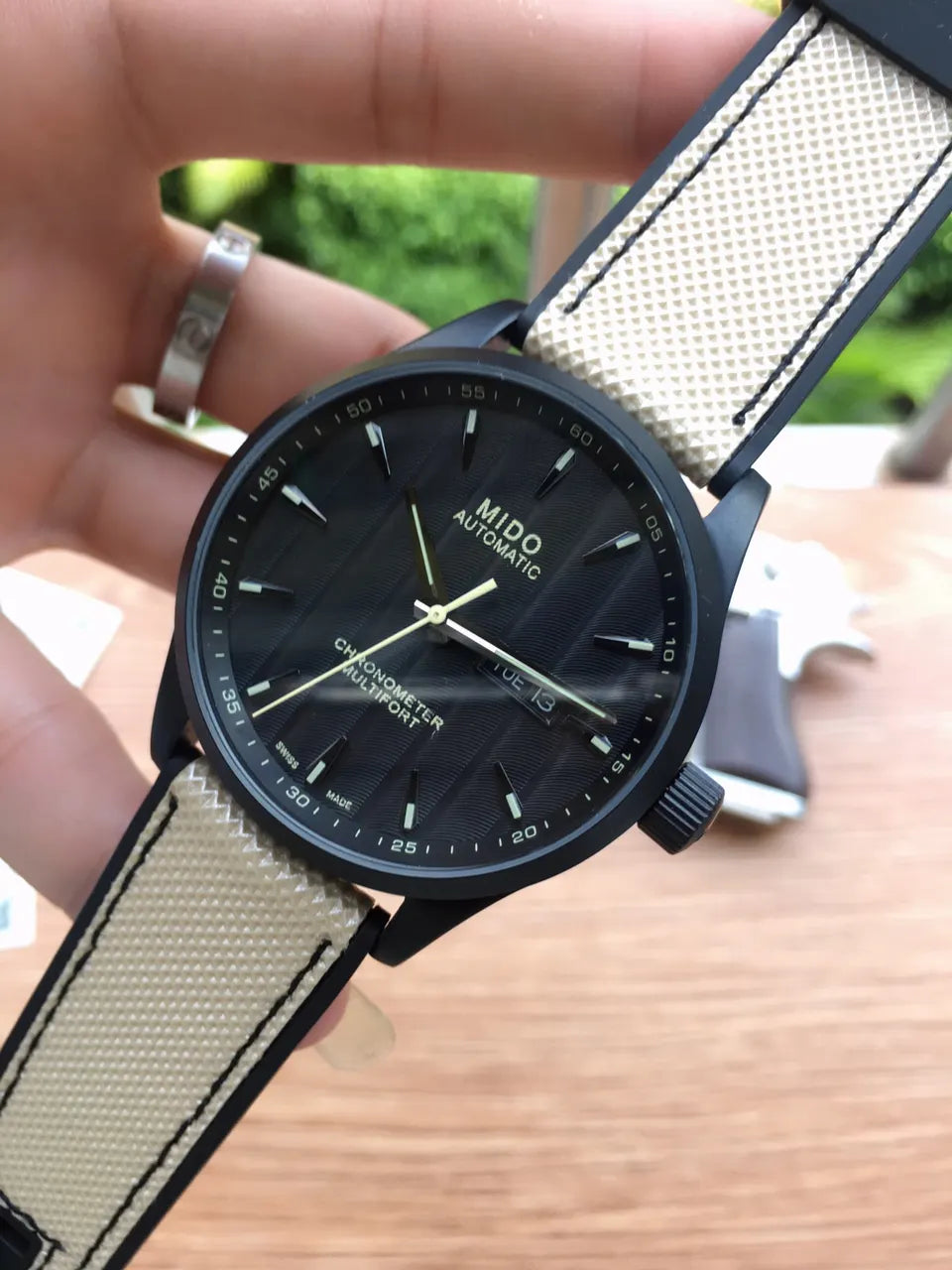 Mido Multifort Beige Strap - Hình 4