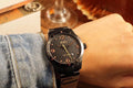 Mido Black PVD Rose Gold Watch