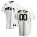 Brewers Pinstripe Custom Jersey