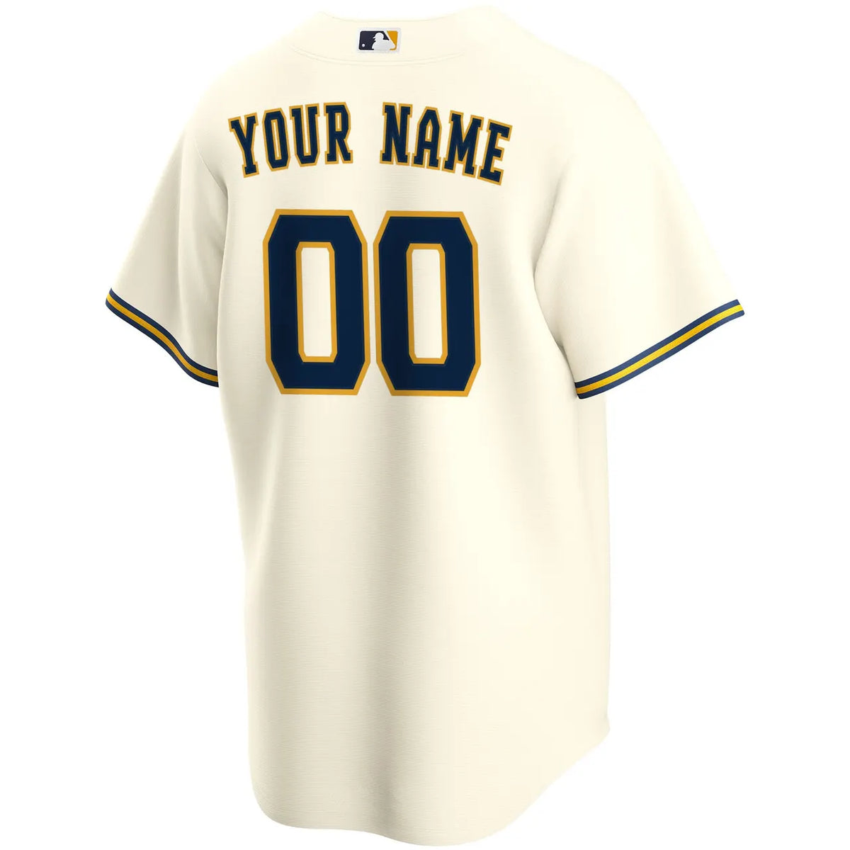 Brewers Cream Custom Jersey nike personalize - Hình 4