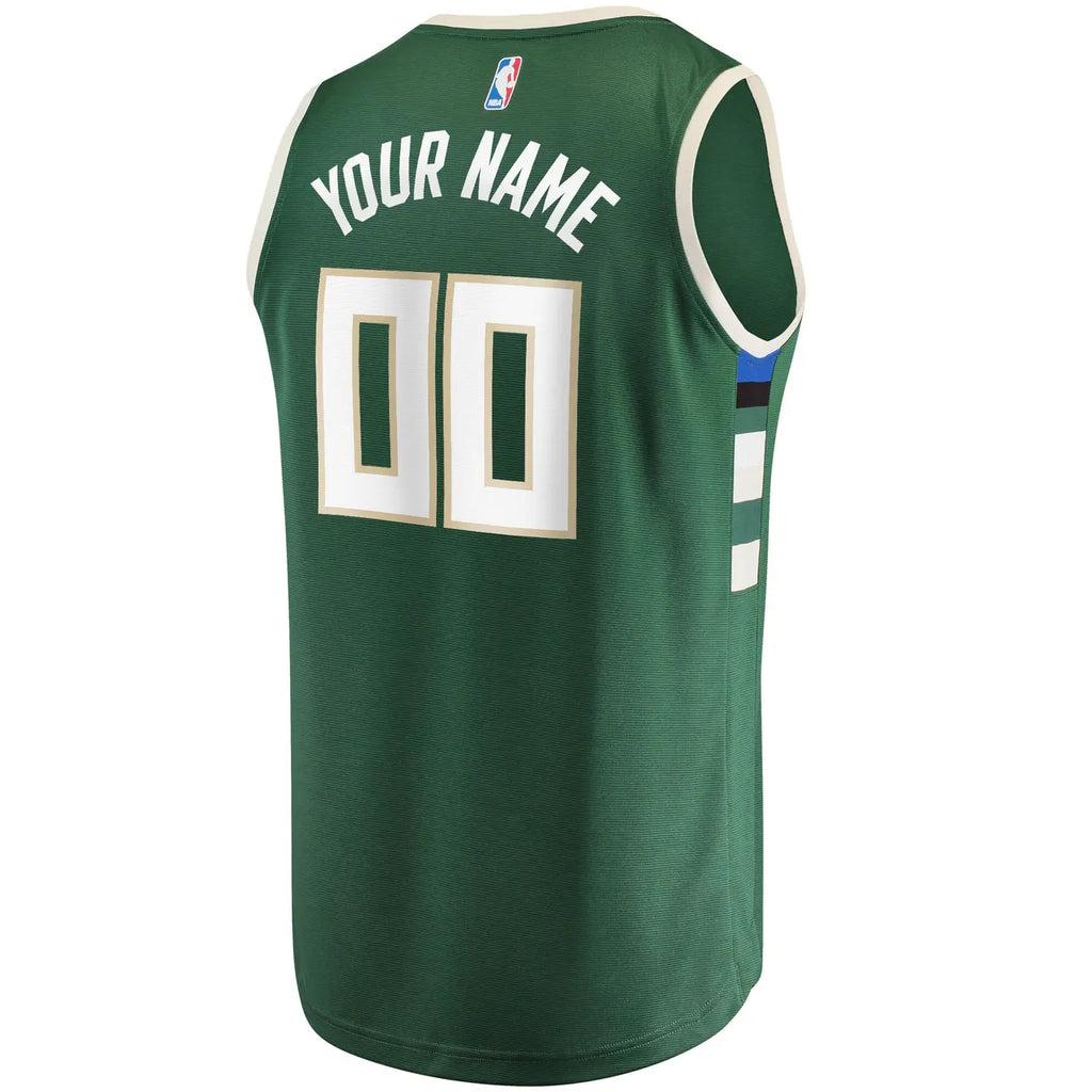 Bucks Green Custom Jersey fanatics - Hình 3