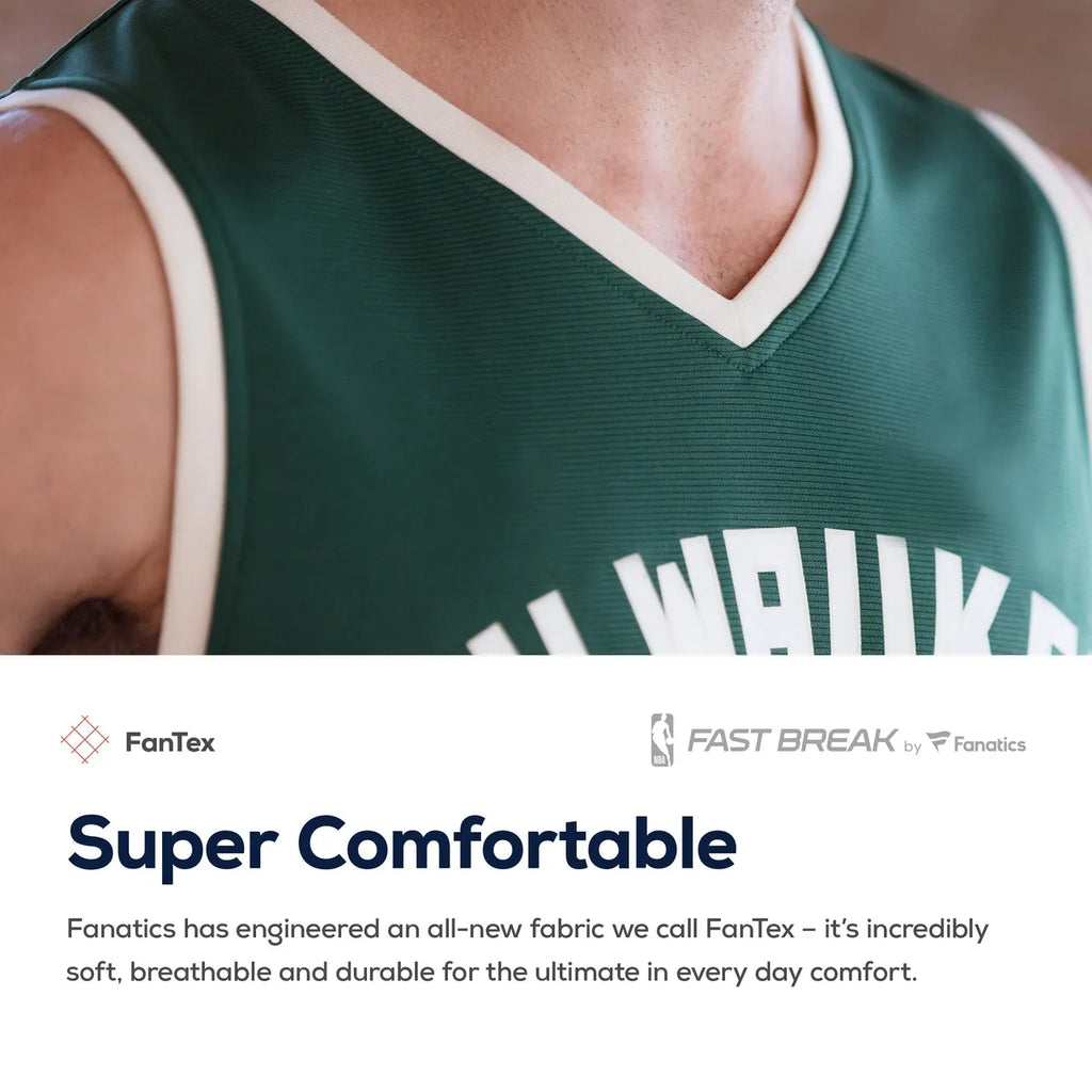 Bucks Green Custom Jersey fanatics - Hình 5