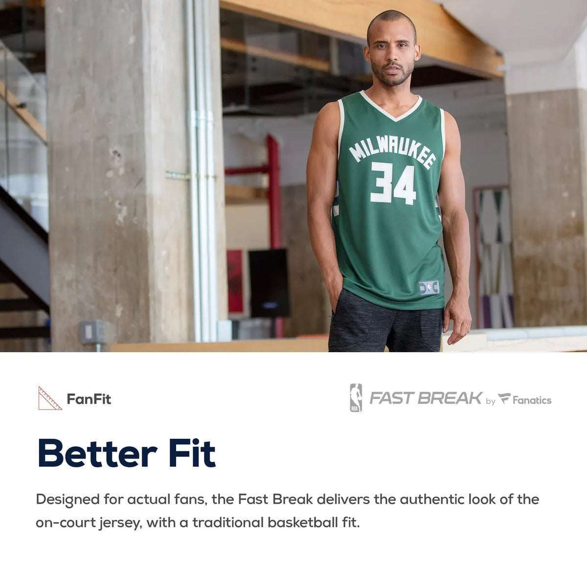 Bucks Green Custom Jersey fanatics - Hình 4