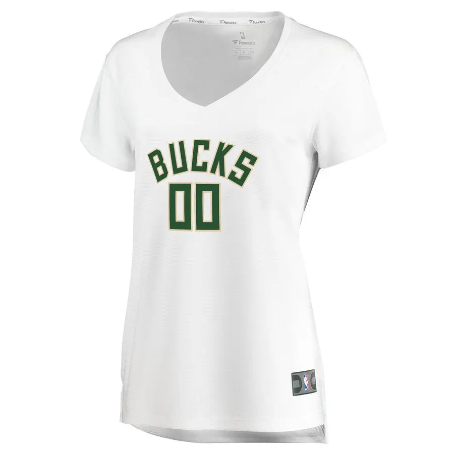 Fanatics Bucks White Jersey - Hình 2