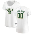 Fanatics Bucks White Jersey