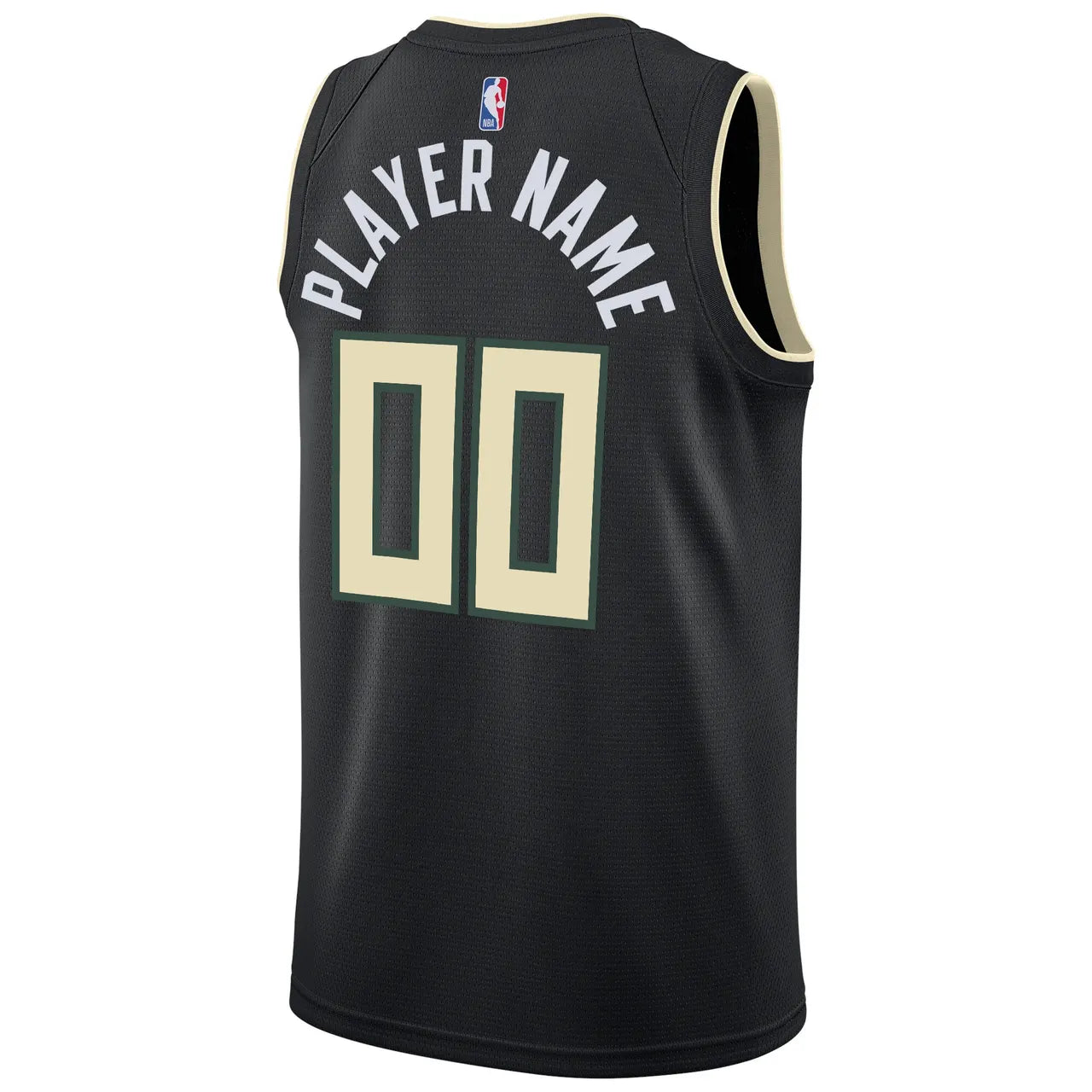 city Jordan Bucks Black Jersey - Hình 2