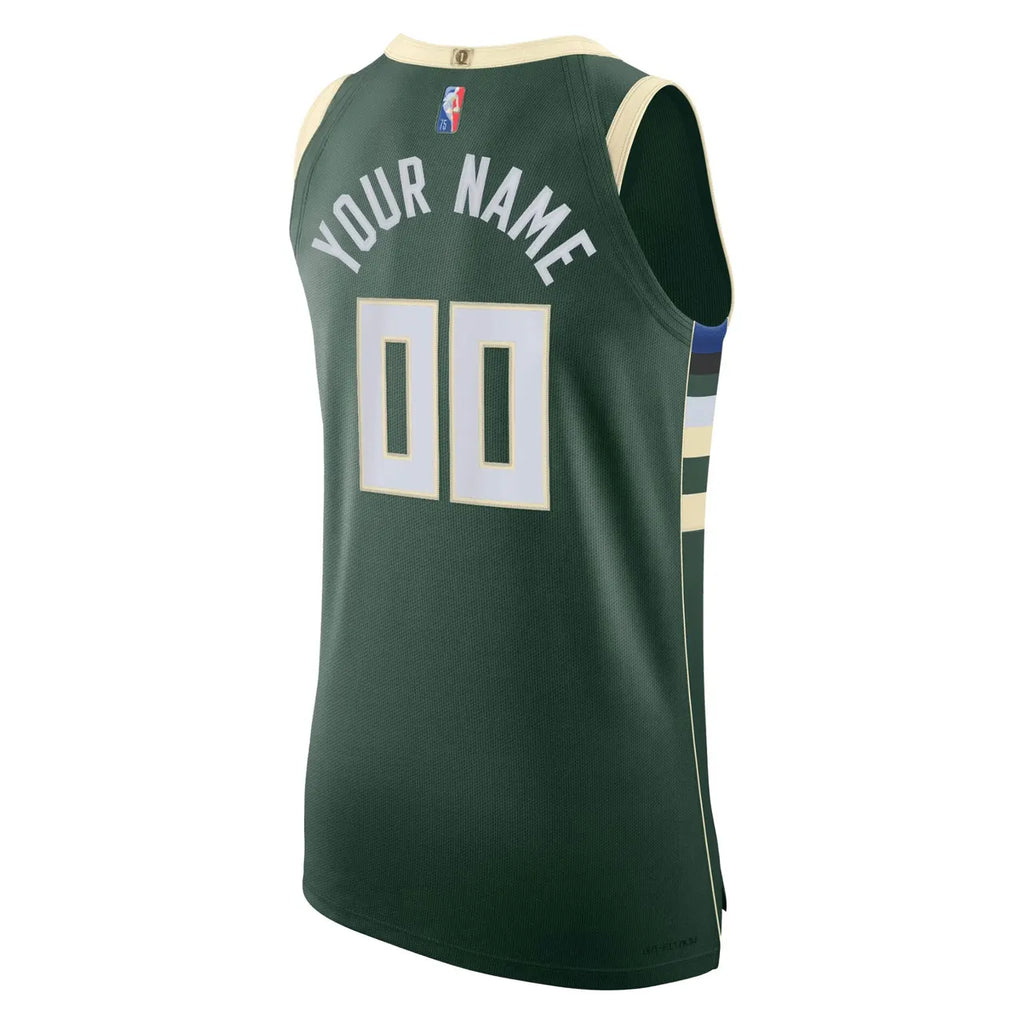 icon Nike Bucks Green Custom Jersey - Hình 2