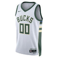 Bucks White Custom Jersey nike