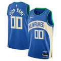nike Bucks Blue City Jersey