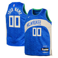 Bucks Blue Custom Jersey