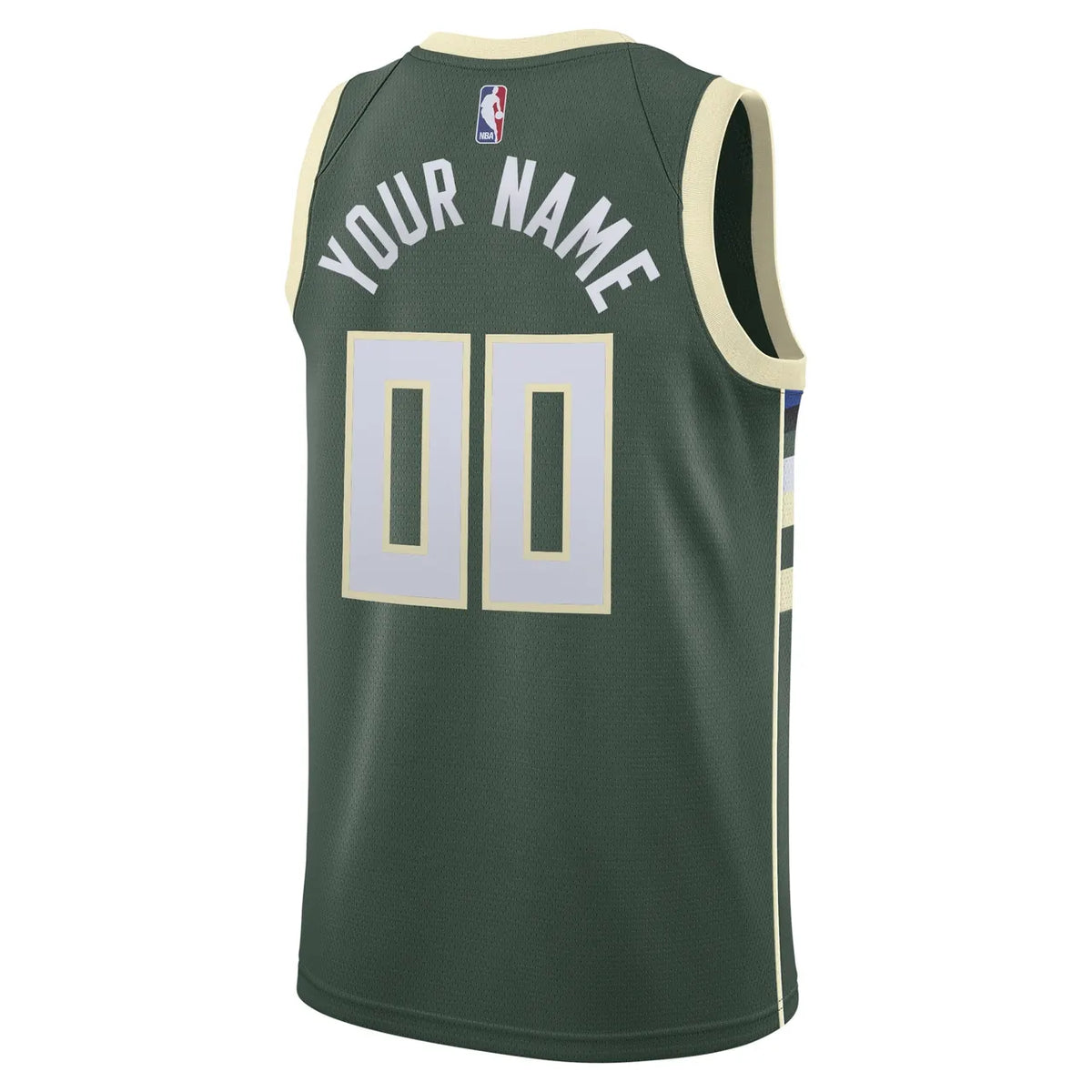 Nike Bucks Olive Jersey - Hình 3