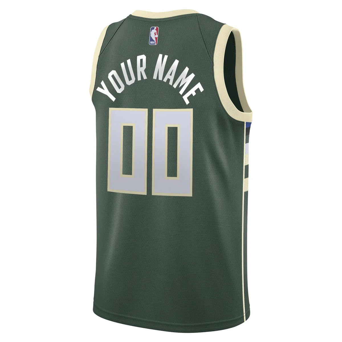Bucks Olive Green Jersey Custom - Hình 3