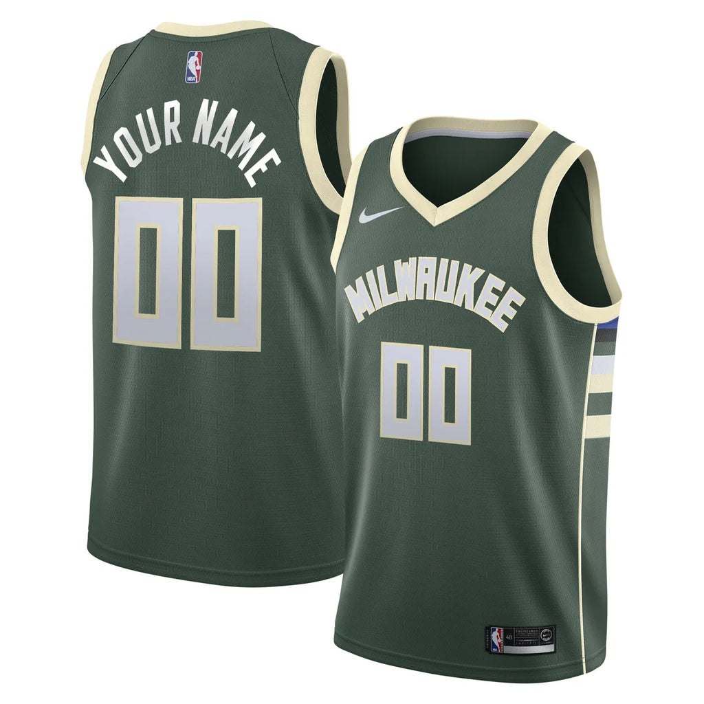 Bucks Olive Green Jersey Custom