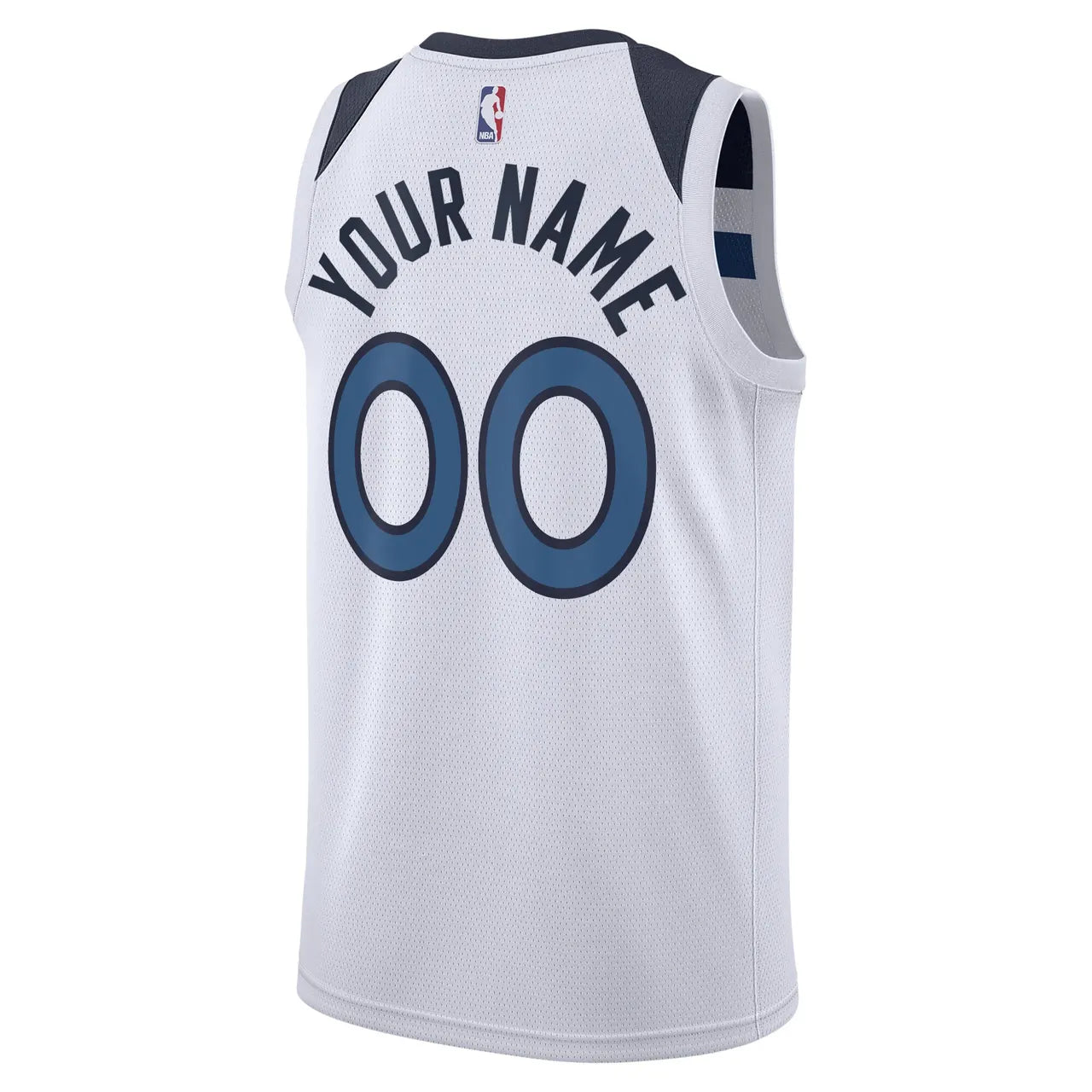 nike Timberwolves White Custom Jersey - Hình 4