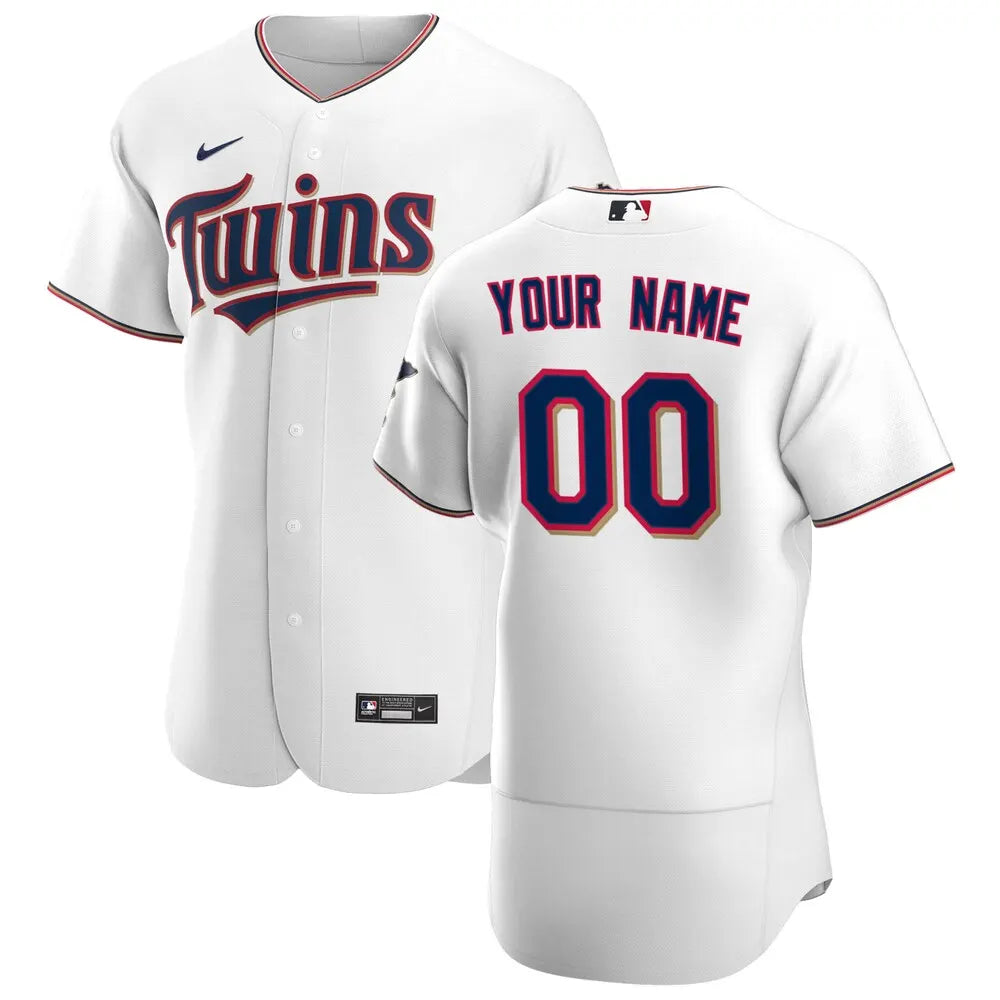 Twins Personalized White Jersey