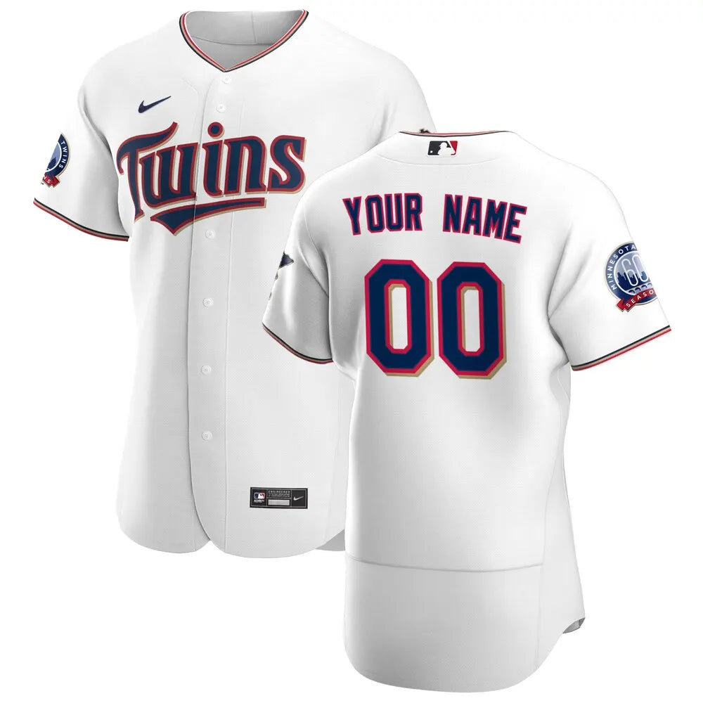 nike Twins White Custom Jersey