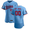 Twins Light Blue Custom Jersey