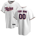 Twins White Custom Jersey nike