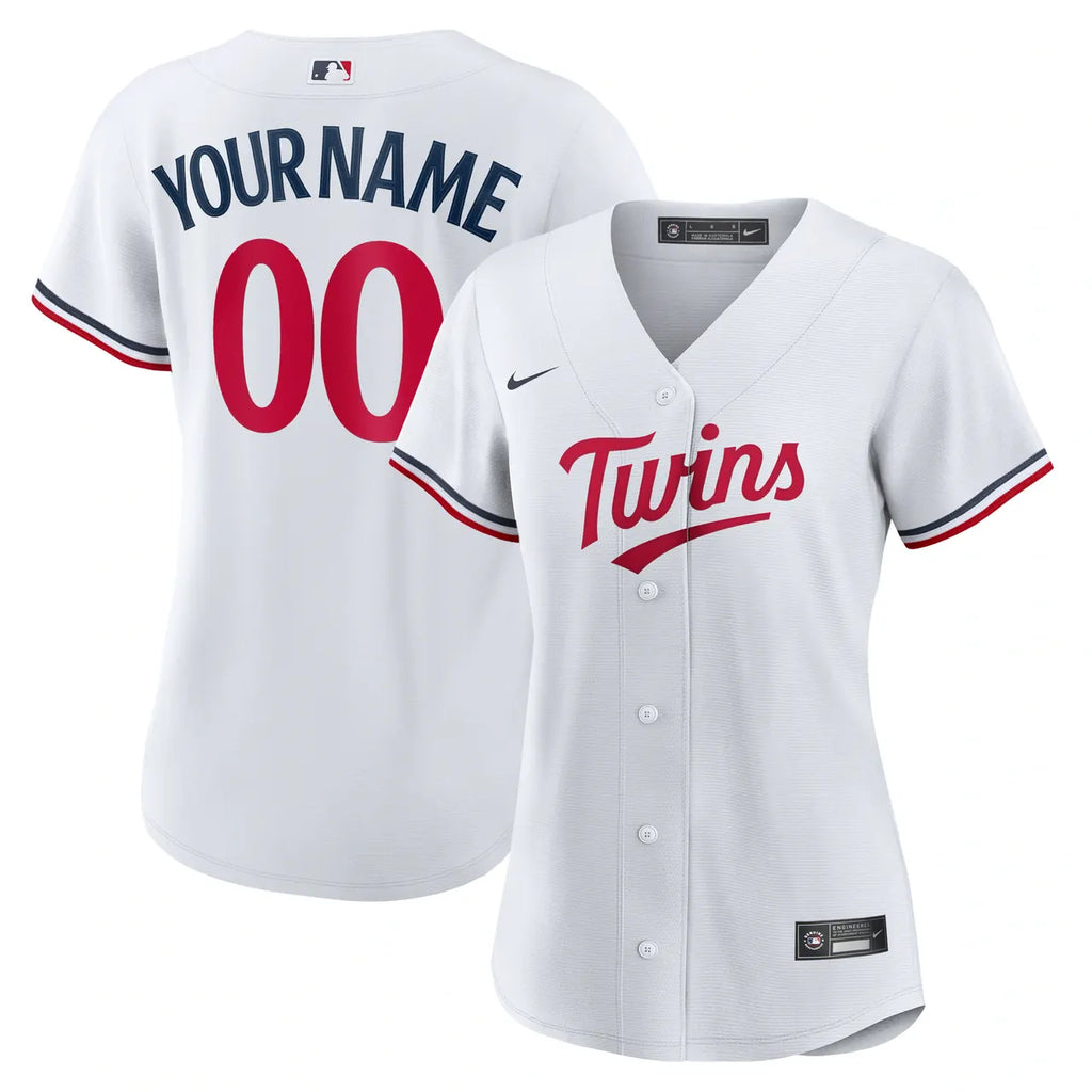 nike Twins White Custom Jersey