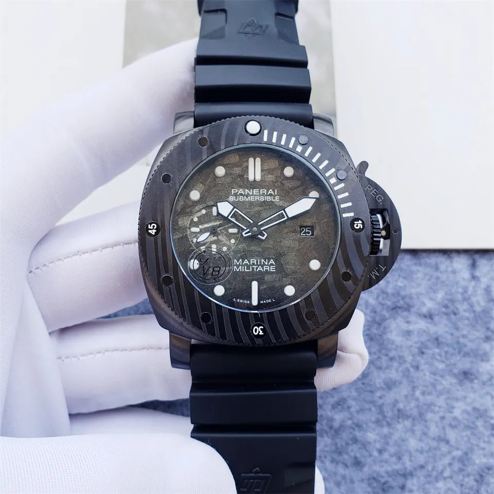 Panerai Carbon Black Rubber