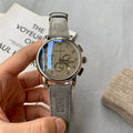 Montblanc Grey Leather Watch