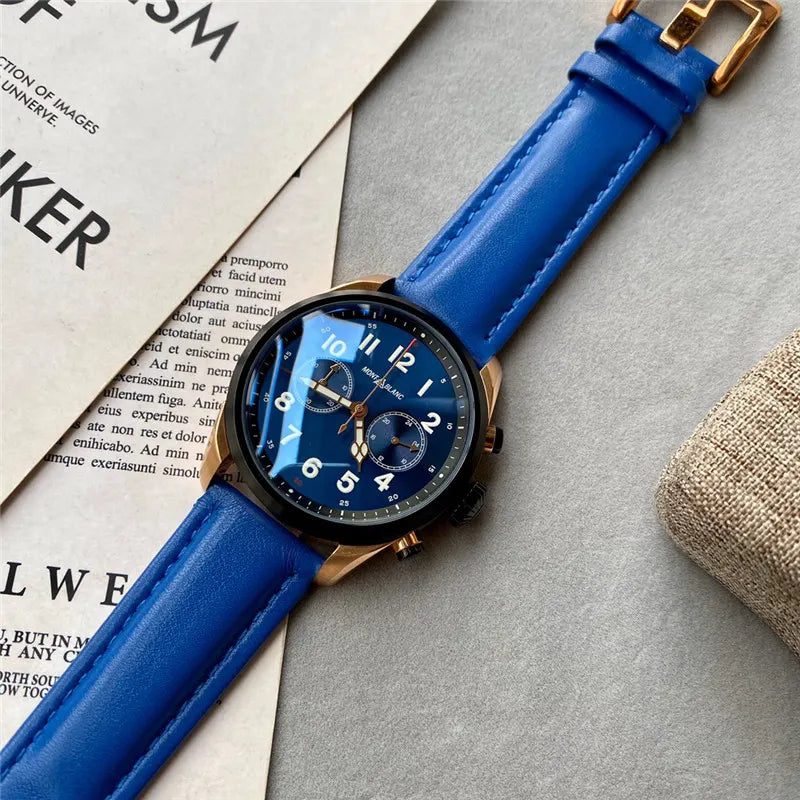 Montblanc 1858 Blue Dial - Hình 2