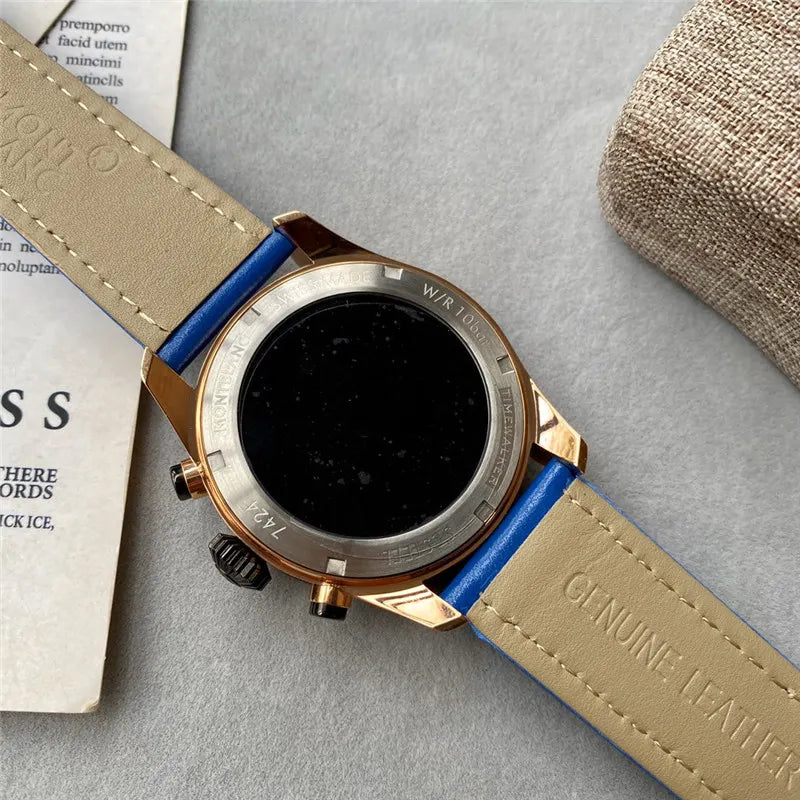Montblanc 1858 Blue Dial - Hình 6