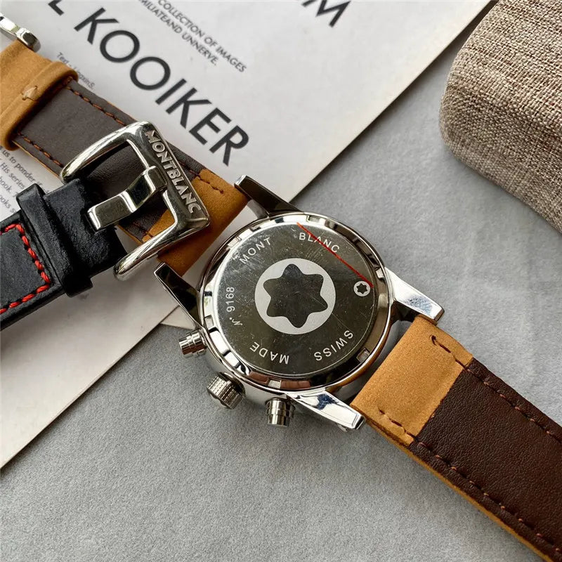 Montblanc Cream Dial Watch - Hình 3