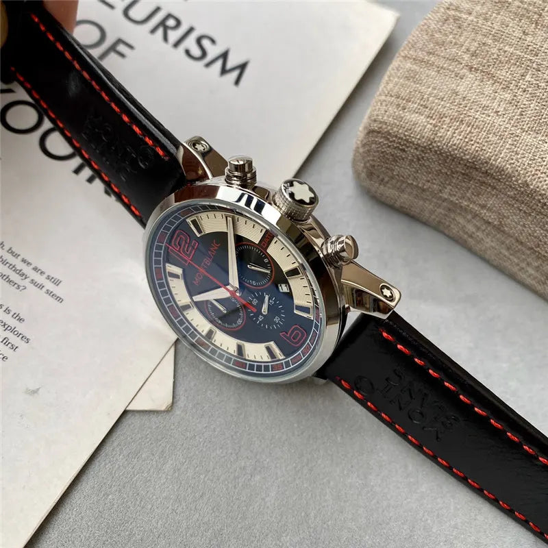 Montblanc Black Dial Chronograph - Hình 4