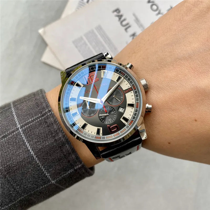 Montblanc Black Dial Chronograph - Hình 2