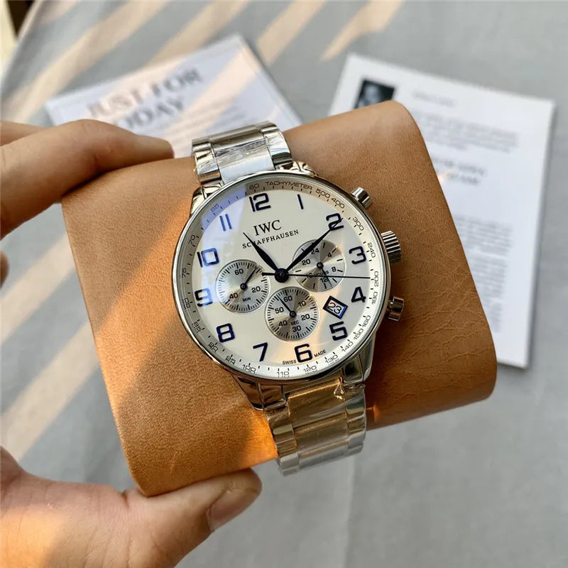 IWC Chronograph Steel Pilot - Hình 2