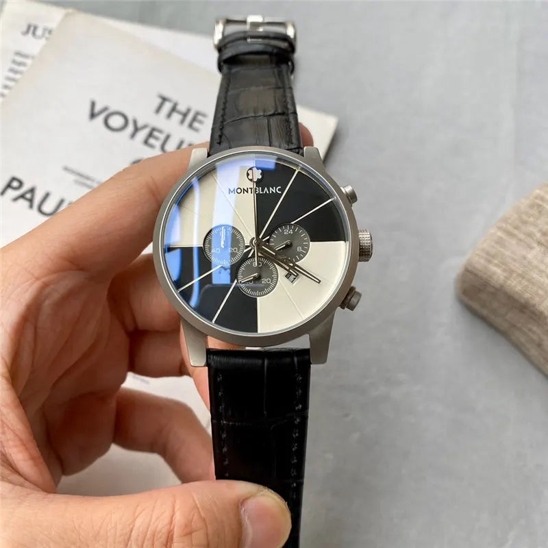 Montblanc Checkered Dial Watch