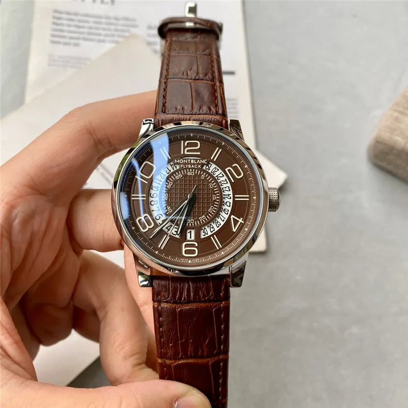 Montblanc Brown Leather Watch