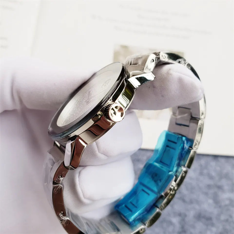 Movado Silver Glitter Watch - Hình 4