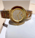 pave Movado Gold Diamond Watch