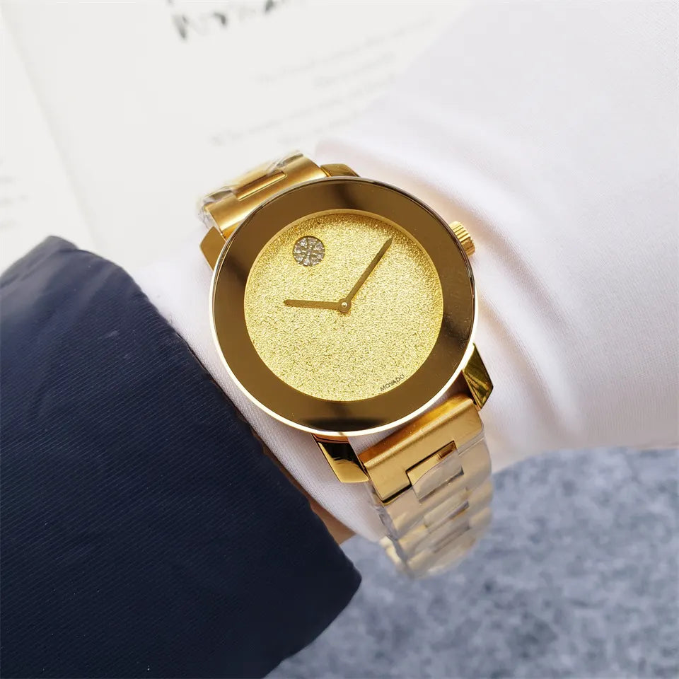 Movado Gold Diamond Bracelet - Hình 3