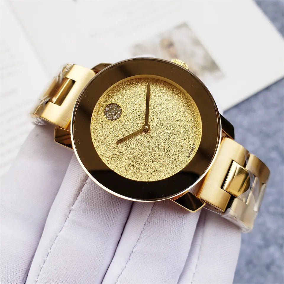 Movado Gold Diamond Bracelet - Hình 4