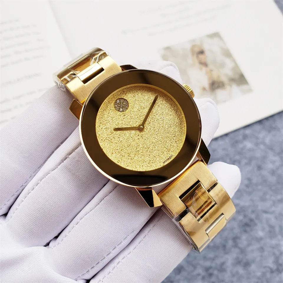 Movado Gold Diamond Bracelet - Hình 5