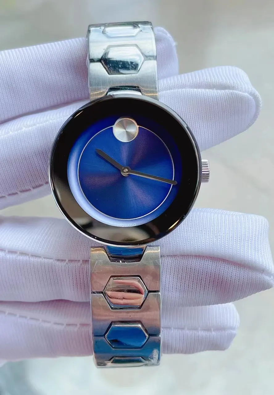Movado Blue Dial Stainless Steel