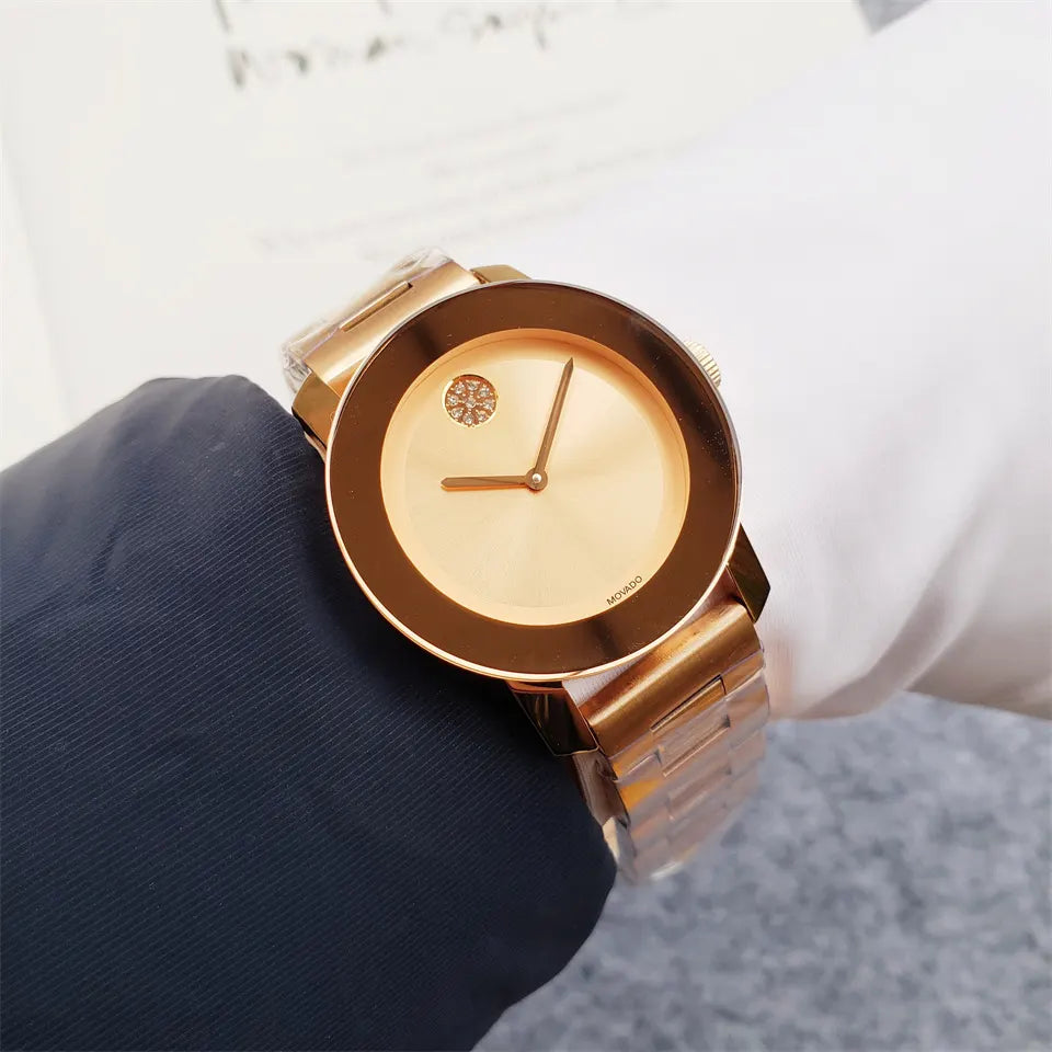 Movado Gold Diamond Watch