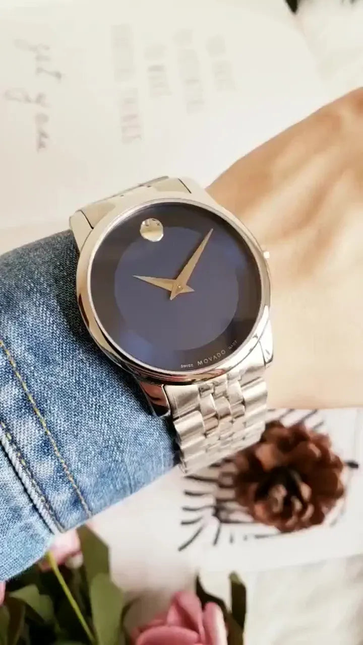 Movado Dark Blue Watch