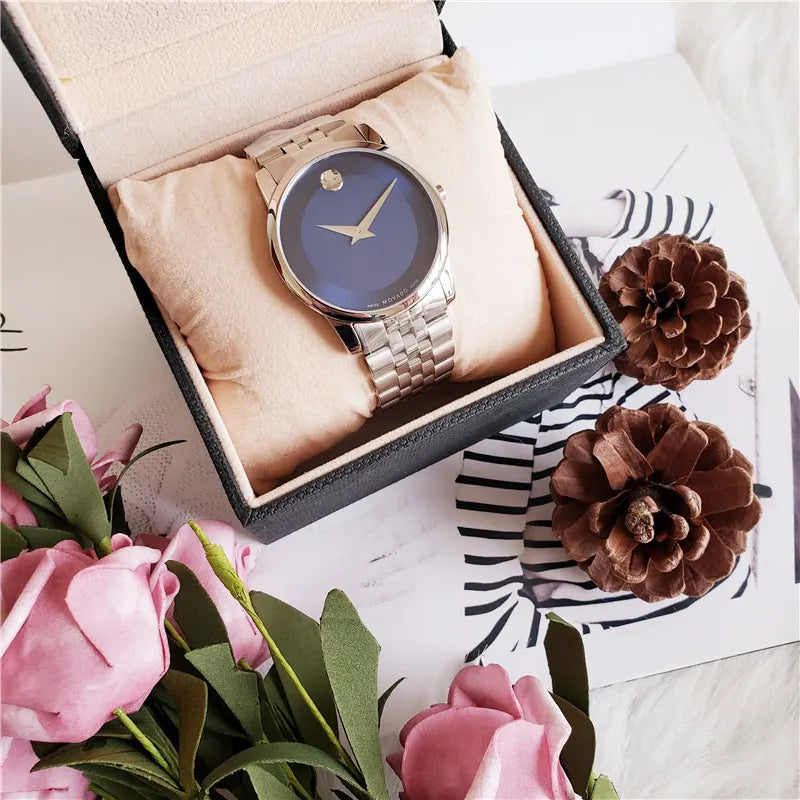 Movado Dark Blue Watch - Hình 3